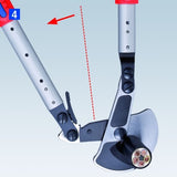 KNIPEX 95 32 038 22 in Ratcheting Cable Cutters with Comfort Grip Handles