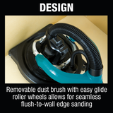Makita XLS01T Makita XLS01T 18V LXT® Lithium‑Ion Brushless Cordless Drywall Sander Kit, AWS® Capable (5.0Ah)