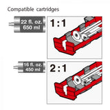 Tajima CNV-DSP26 Convoy Super 26 DUO Caulk Gun Dual Cartridges