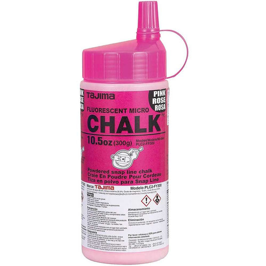 Tajima PLC2-FP300 10-1/2oz. Fluorescent Pink Hi-Vis Micro Chalk