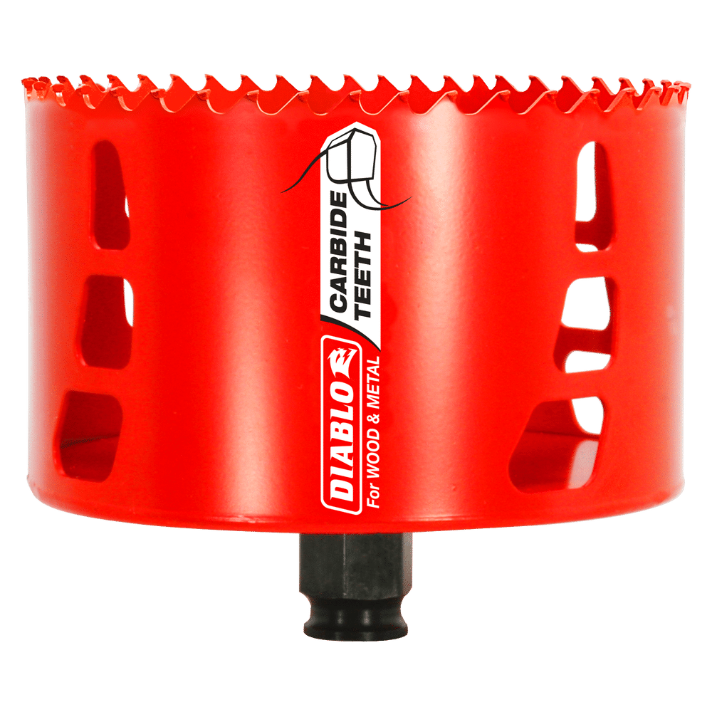 Diablo DHS4500CT 4 1/2" Carbide-Tipped Wood & Metal Hole Saw