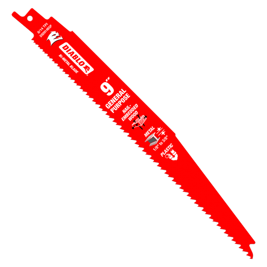 200 PACK DIABLO DS0914BGP Demo Demon 9" General Purpose Reciprocating Saw Blades