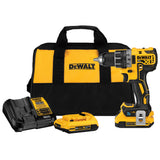 DeWalt DCD792D2 20V MAX XR Tool Connect Compact Drill/Driver Kit