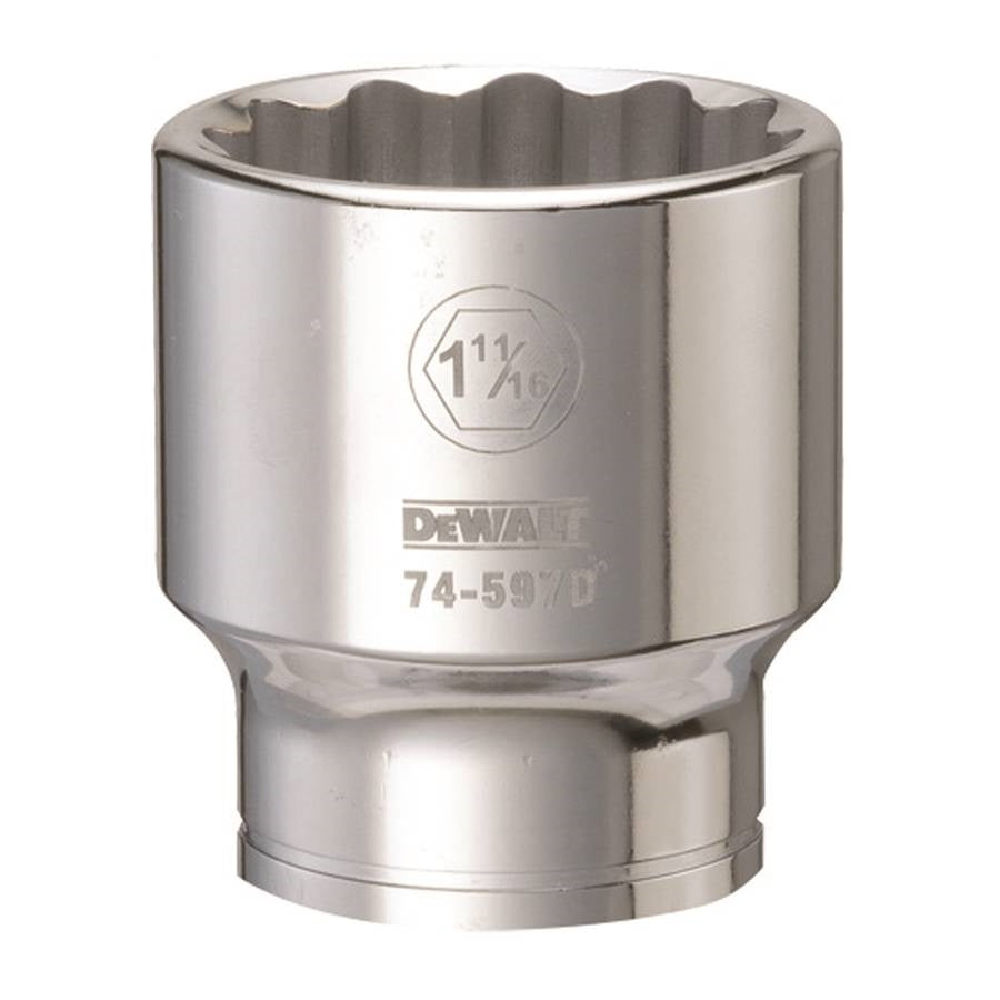 Dewalt DWMT74597OSP Mechanics 12 Point 3/4" Drive Socket 1-11/16 SAE