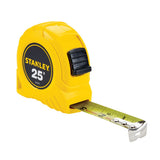 Stanley 30-455 1" x 25' Yellow Tape Measure Rule Top Lock