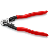 KNIPEX 95 61 190 Heavy Duty Forged Steel 7 1 2 in Wire Rope Cutters with 64 HRC Cutting Edge