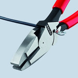 KNIPEX 09-01-240 9.4" Lineman's Pliers - Plastic Grip
