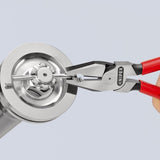 KNIPEX 02-01-200 8" High Leverage Combination Pliers - Plastic Grip