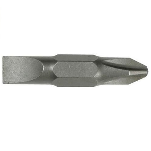 KLEIN 32483 REPLACEMENT BIT - #2 PHILLIPS & 1/4" SLOTTED