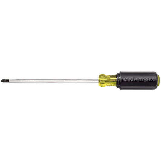 KLEIN 603-10 NO. 2 PROFILATED?? PHILLIPS-TIP SCREWDRIVER 10" ROUND-SHANK