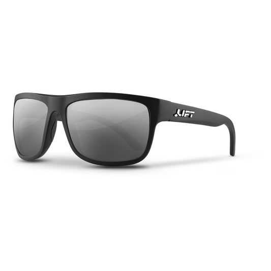 LIFT Safety EBE-18MKM Banshee Safety Glasses - Matte Black Frame - Silver Mirror Lens