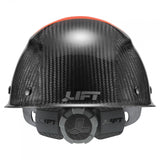 LIFT Safety HDC50C-19OC DAX 50-50 Carbon Fiber Cap Style Hard Hat - Ratchet Suspension - Orange/Black