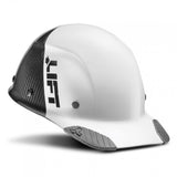LIFT Safety HDC50C-20CK DAX 50-50 Carbon Fiber Cap Style Hard Hat - Ratchet Suspension - White/Black Camo