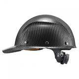 LIFT Safety HDCC-17KG DAX Carbon Fiber Cap Style Hard Hat - Ratchet Suspension - Gloss Black