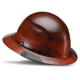 LIFT Safety HDF-15NG DAX Full Brim Hard Hat - Ratchet Suspension - Natural/Brown
