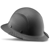 LIFT Safety HDFM-17KG DAX Carbon Fiber Full Brim Hard Hat - Ratchet Suspension - Matte Black