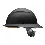 LIFT Safety HDFM-17KG DAX Carbon Fiber Full Brim Hard Hat - Ratchet Suspension - Matte Black