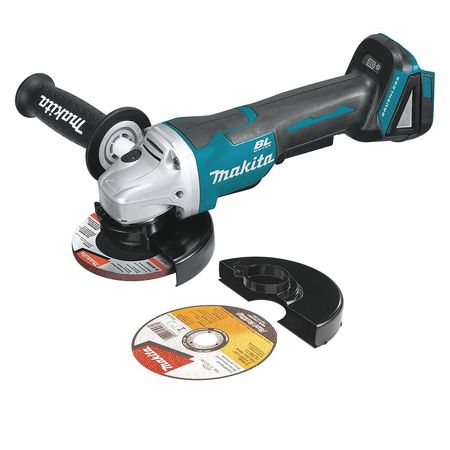 Makita Angle Grinder, 18.0V, 5" Wheel Dia.