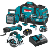 Makita XT613X1 Makita XT613X1 18V LXT® Lithium‑Ion Cordless 6‑Pc. Combo Kit (3.0Ah)