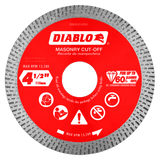 Diablo DMADC0450 4-1/2 in. Diamond Continuous
Rim Cut-Off
Discs for Masonry