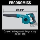 Makita XBU05Z Makita XBU05Z 18V LXT® Lithium‑Ion Cordless Blower, Tool Only