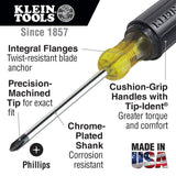 KLEIN 603-4 #2 Phillips Screwdriver 4-Inch Round Shank
