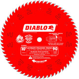 Diablo D1090X 10" X 90 Tooth Ultimate Flawless Finish Circular Saw Blade