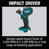 Makita XT801X1 18V LXT Lithium‑Ion Cordless 8‑Pc. Combo Kit (3.0Ah)