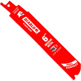 Diablo DS0614BF5 6" Steel Demon Bi-Metal Recip Blade For Metal (3/32" To 5/16") (Qty 5)