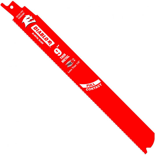 Diablo DS0920BF5 9" Steel Demon Bi-Metal Recip Blade For Thin Metal (Less Than 1/8") (Qty 5)
