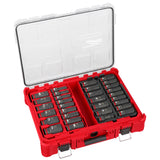 Milwaukee 49-66-6806 SHOCKWAVE Impact Duty Socket 1/2" Dr 31PC SAE/MM PACKOUT Set