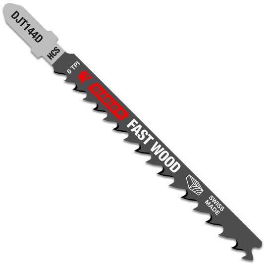 Diablo DJT144D5 4 in. 6 TPI High Carbon Steel
T-Shank Jig  Saw Blades for
Fast Wood Cuts