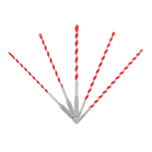 Diablo DMARG1220-S5 5 pc SPEEDemon  Red Granite
Carbide Tipped
Hammer Drill Bit Set