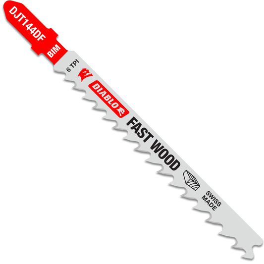 Diablo DJT144DF5 4 in. 6 TPI Bi-Metal T-Shank
Jig  Saw Blades for Fast
Wood Cuts