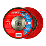 Diablo DCX070040B01F 7 in. Steel Demon Flap Disc 40
Grit with Hub