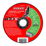 Diablo DBD050063101C 5 in. Masonry Cut Off Disc -
Type 1