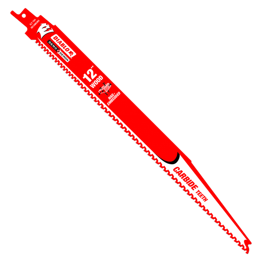 Diablo DS1206CWS10 12 in. Demo Demon Carbide
Recip Blade for
Nail-Embedded Wood