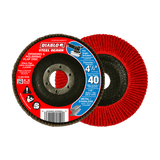 Diablo DCX045040N01F 4-1/2 in. Steel Demon
Flap Disc 40 Grit -
Type 29