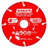 Diablo DDD045DIA101F 4-1/2 in. Diamond Metal
Cut-Off Blade
