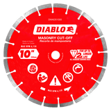 Diablo DMADS1000 10 in. Diamond Segmented
Cut-Off Discs for Masonry