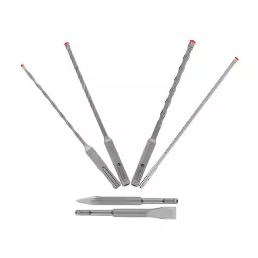Diablo DMAPL9930-S6 6pc SDS-Plus Rebar Demon 
4-Cutter Full Carbide Head
Hammer Drill Bit &
Chisel Set