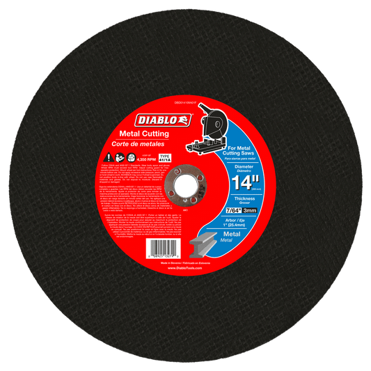 Diablo DBD014109A01F 14 in. Metal Chop  Saw Disc