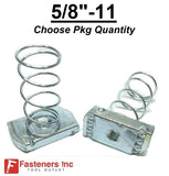 5/8"-11 SprIng Nuts for Unistrut/B-LIne Channel (#4126) P1012S-EG