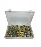 310 Piece Grade 8 Nylon Insert Lock Nut Nylock Yellow Zinc Assortment Kit