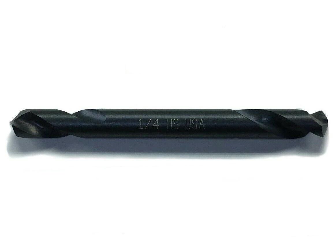 TwIn Ends Heavy Duty 1/4" High Speed Twist Drill Bit USA Made Norseman 28570