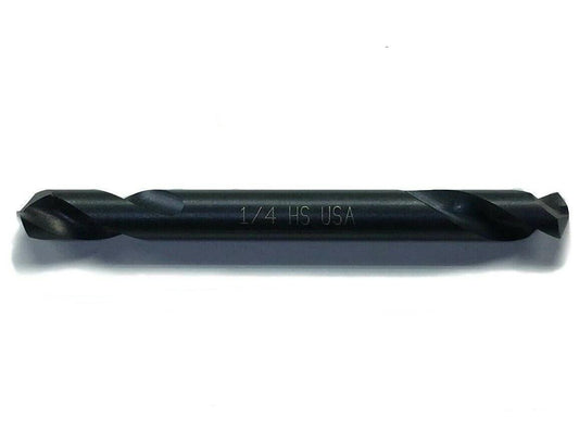 TwIn Ends Heavy Duty 1/4" High Speed Twist Drill Bit USA Made Norseman 28570