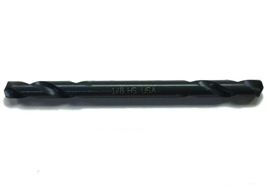 TwIn Ends Heavy Duty 1/8" High Speed Twist Drill Bit USA Made Norseman 28490