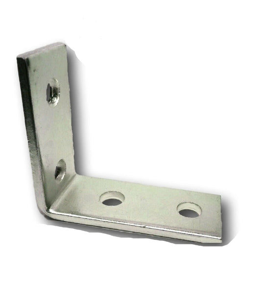 QTY 10) 4653G HOT DIP Galvanized 4Hole Corner Angle Unistrut Channel 90Deg P1325