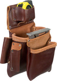 Occidental Leather 5061LH 2-Pouch General Carpentry All Leather Pro Fastener Bag