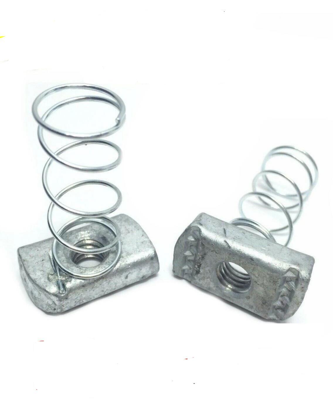 (#4121G) P1008 3/8"-16 Hot Dip Galvanized SprIng Nuts for Unistrut Channel